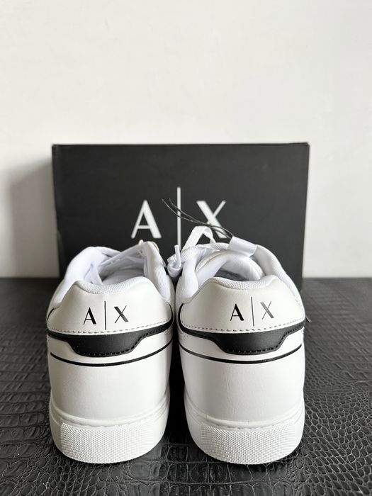 Білі чоловічі кросівки-кеди Armani Exchange. Розмір 43.5,44,45,46,47