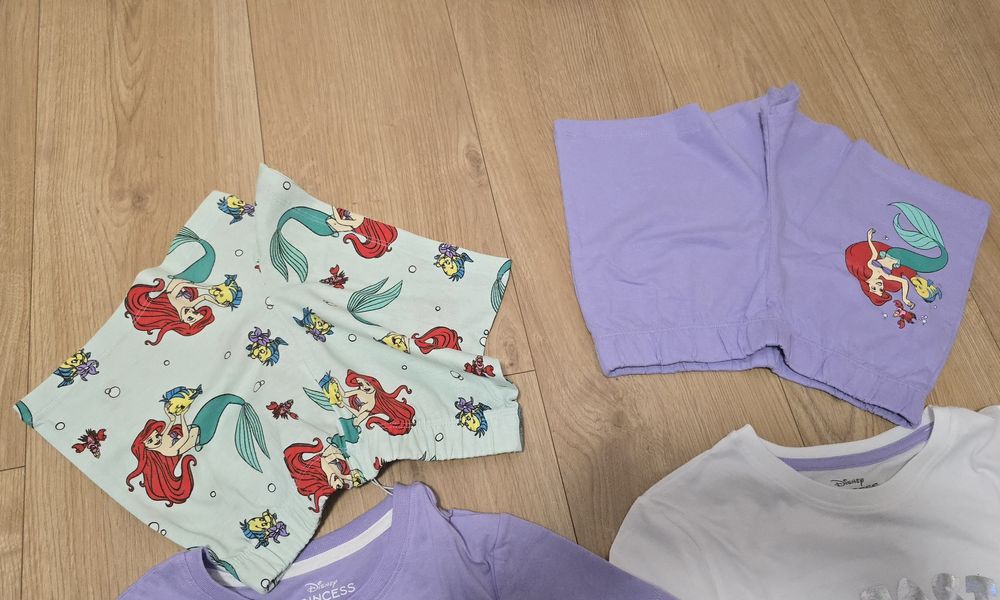 2 nowe piżamki 122 Primark Mała Syrenka