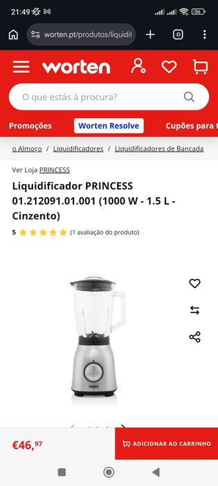 Liquidificador como  NOVO