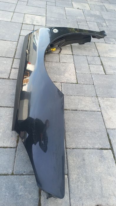 Peugeot 407 blotnik przedni lewy czarny exld sedan kombi