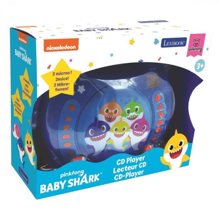 Przenośny Odtwarzacz Cd Baby Shark Lexibook Rcdk100Bs. Nowy Produkt