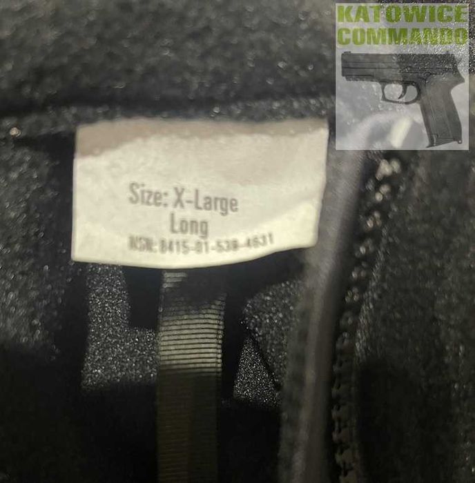 Polar Parka Liner Black Polartec Fleece w rozmiarze XL-Long