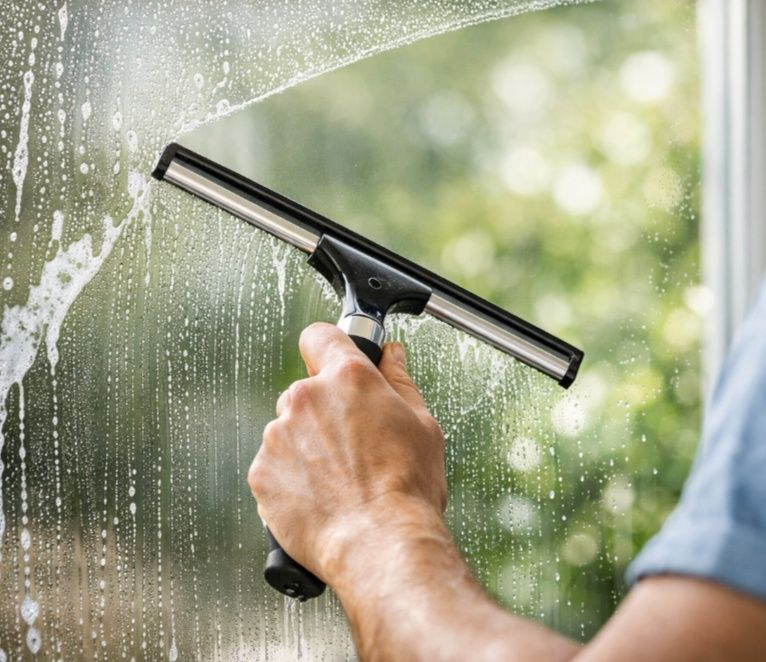 Floor Cleaning with Pressure Washer
