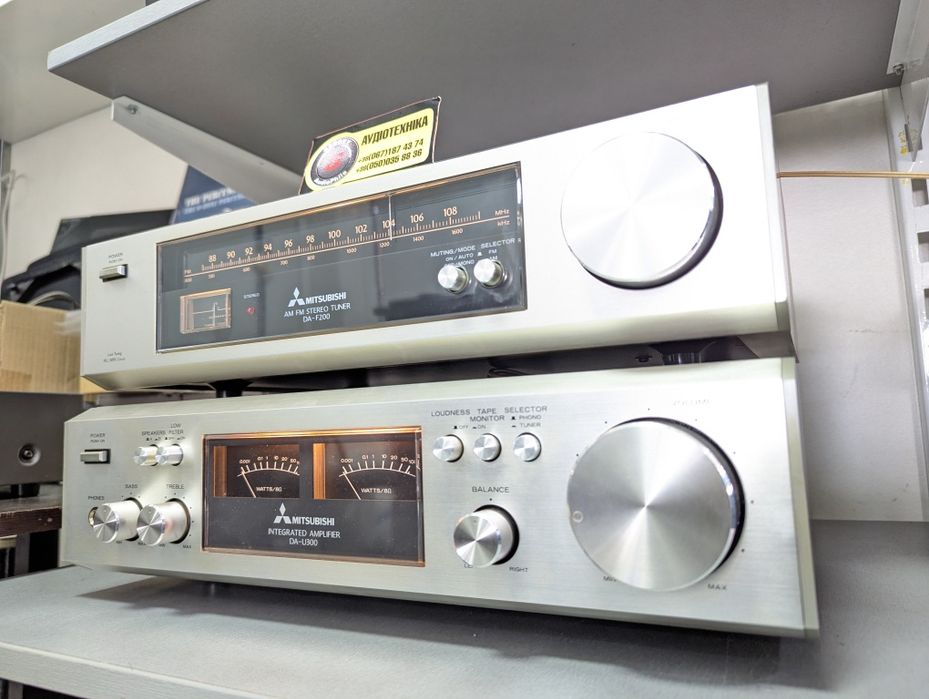 Hi-Fi Стерео усилитель Mitsubishi DA-U300/F200. 2х70 Вт. JAPAN