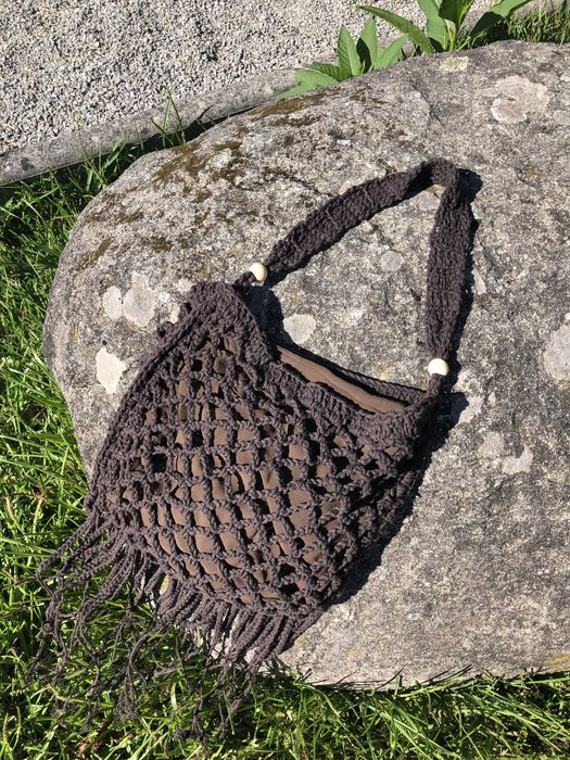 Bolsa handmade castanha