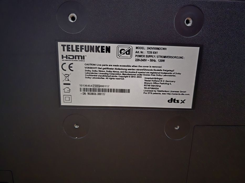 Telewizor Telefunken 43''
