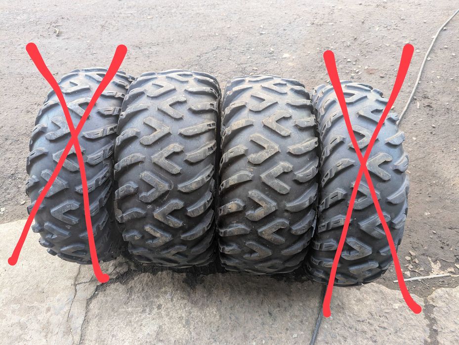 Шини квадроцикл, диски 4x110, ATV, UTV, 26-12'', 27-12'', 27-14''
