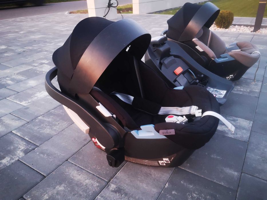 2x Fotelik cybex aton 5 + baza isofix