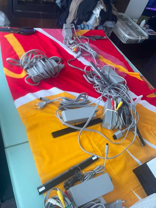 Consola Wii e acessórios