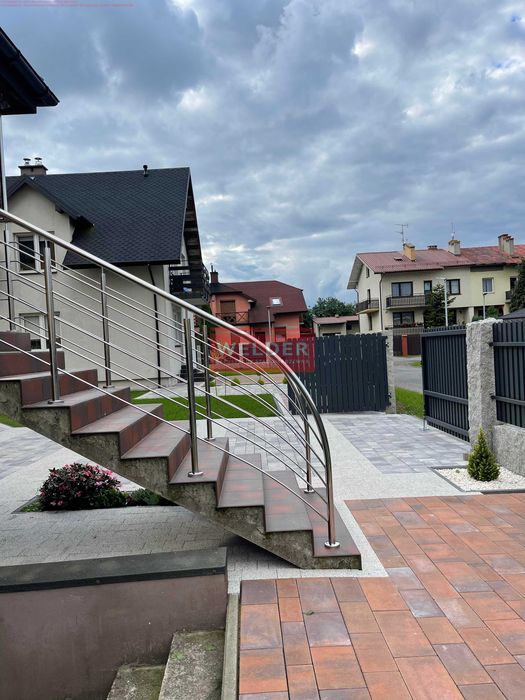 Balustrady nierdzewne Harfa Poręcz antracyt Barierka Balkon