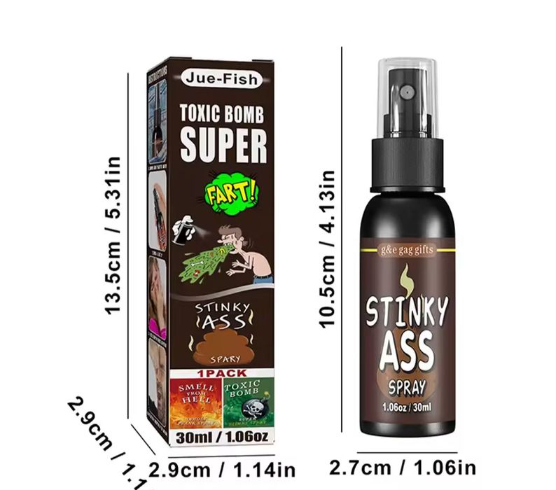 Вонючие спреи Jue-Fish для розыгрыша