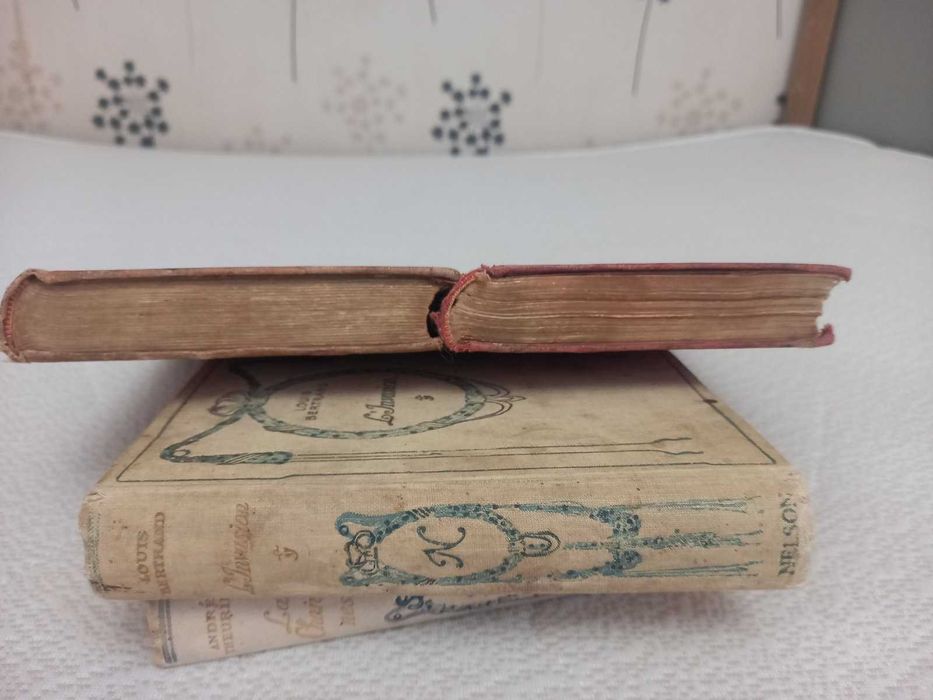 Старинные книги на французском языке с золоченным обрезом (1892,1914)