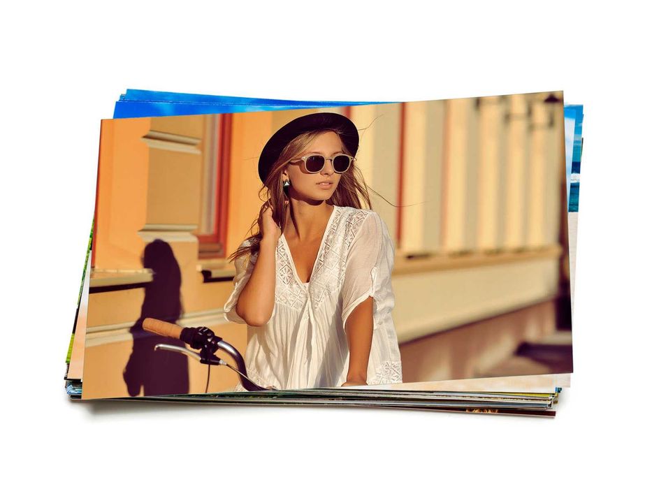 Zestaw: papier fotograficzny błyszczący, gruby 240-275g/m², 10x15cm + pocztówki Canon, 120 szt.