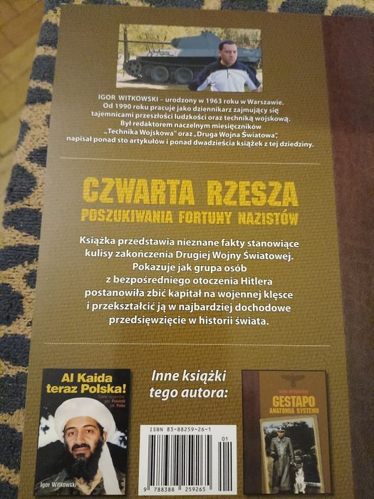CZWARTA RZESZA poszukiwania fortuny nazistów  Igor Witkowski