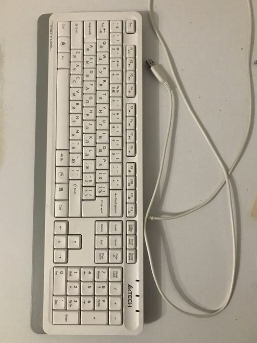 Клавіатура дротова A4tech FK10 (White)