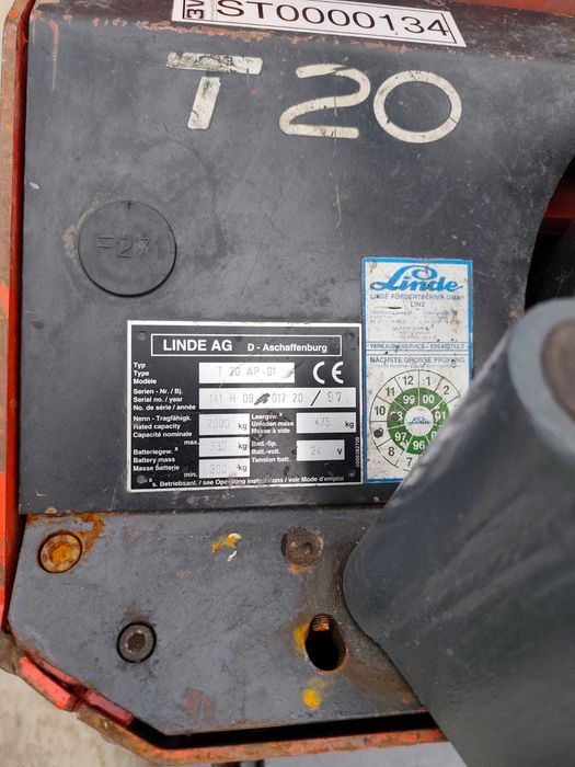 Linde T20-AP – elektryczny paleciak
