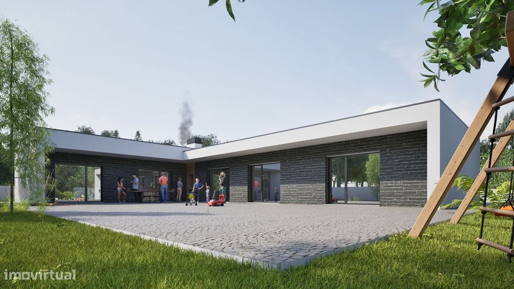 Moradia Isolada Térrea T4 - Arquitetura Moderna