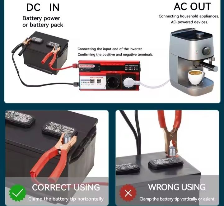 Inversor de potência 4000 w Novos