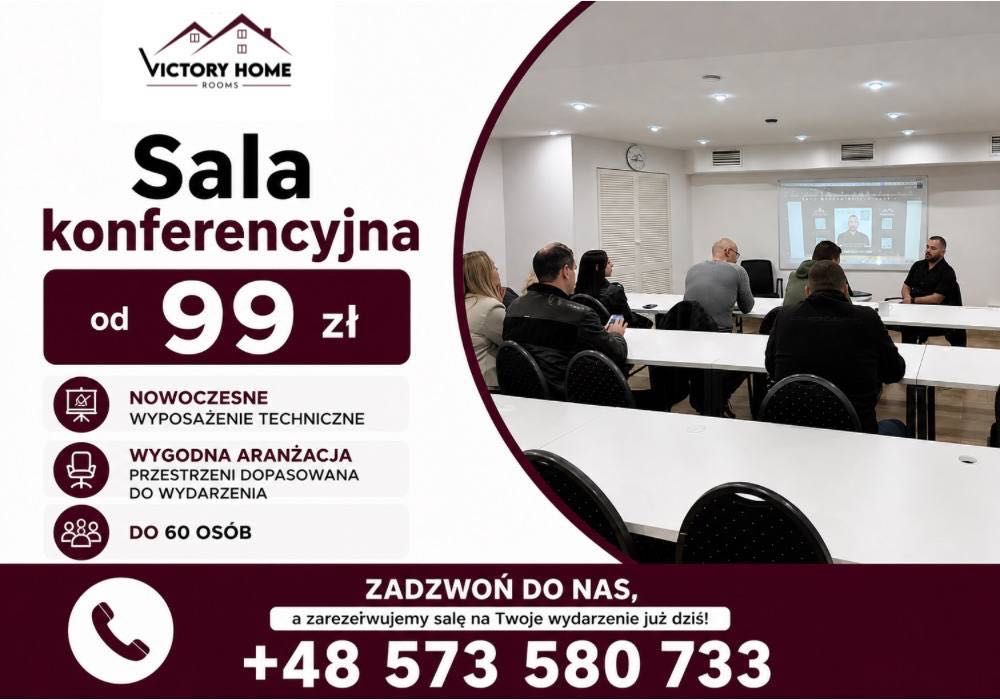 Конференц-зал Warszawa Włochy | Warszawa sala eventowa 50 мест | Аренда конференц зала под мероприятия | Szkolenia, biznes spotkania, 100 m²
