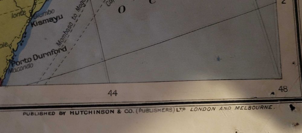Mapa 1940 rok Europa Południowa i Afryka Północna