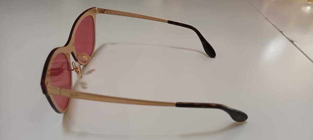Óculos sol femininos RAY-BAN 3580-N Blaze olho gato, um dia uso