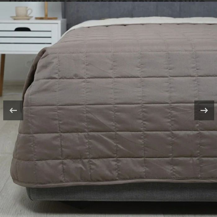 Покривало стьобане "Дует" TM VILUTA. Різні кольори.