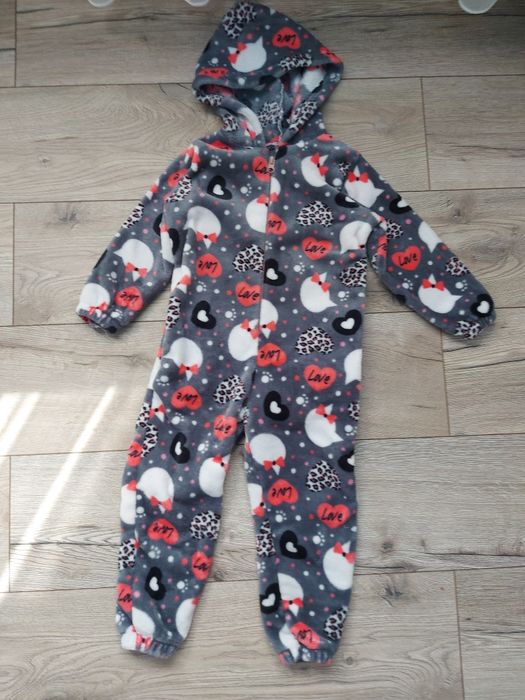 Комбінезон для дівчаток махра р 92-98