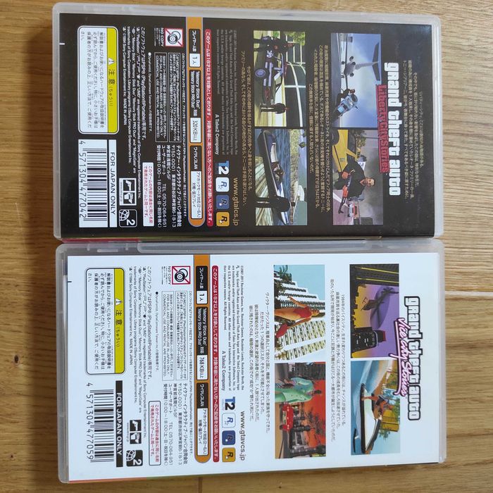 PSP GTA x 2 wersje japońskie