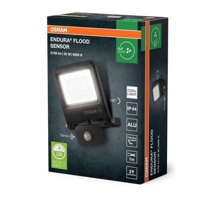 Naświetlacz Osram z czujnikiem ruchu 30W