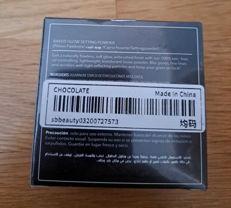 Pó de Fixação - Chocolate - da Sheglam - Novo