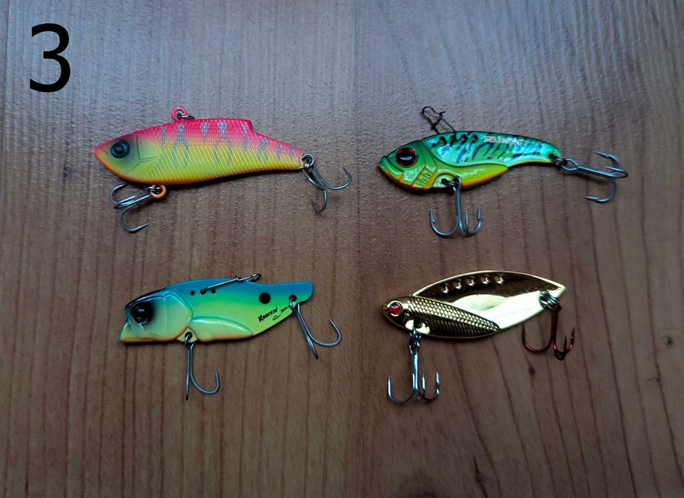 Набор Вертушек Тейл спиннер Цикад Mepps Flagman LJ GC FTK