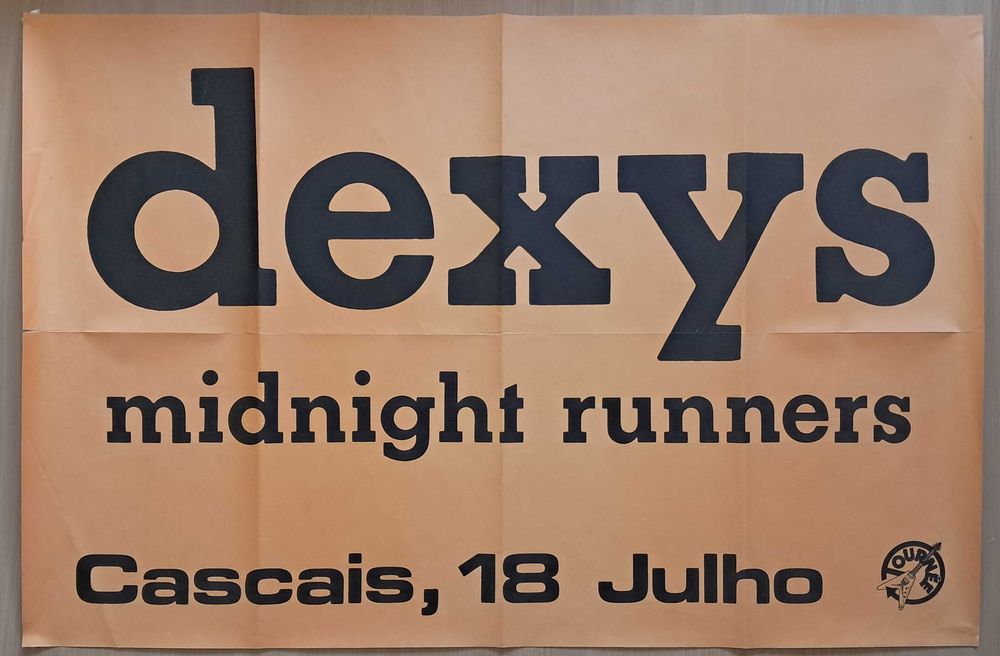 Dexys Midnight Runners CARTAZ Original Concerto 18 Julho 1981 POSTER raro!