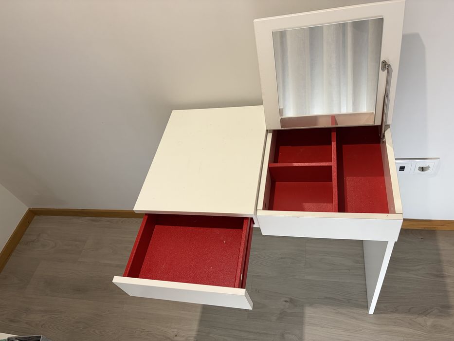 Toucador branco como novo da ikea
