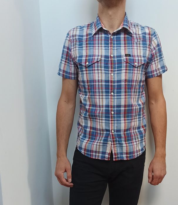 Koszula w kratę Lee rozm. M