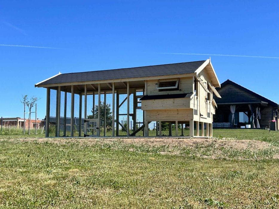 Kurnik z woliera 5x2