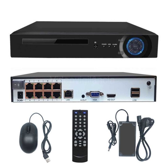 Gravador NVR ‼️ 8 Portas ‼️ PoE ‼️ 4K 8MP ‼️ Reconhecimento Facial