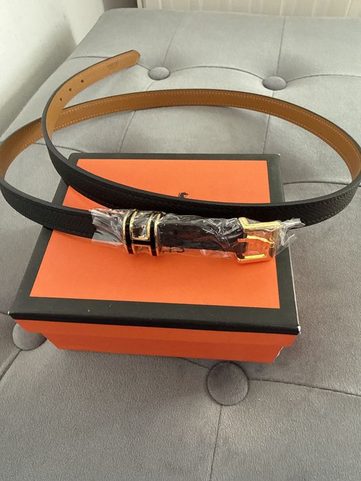 Nowy pasek Hermes skora naturalna  dl. 110 cm!