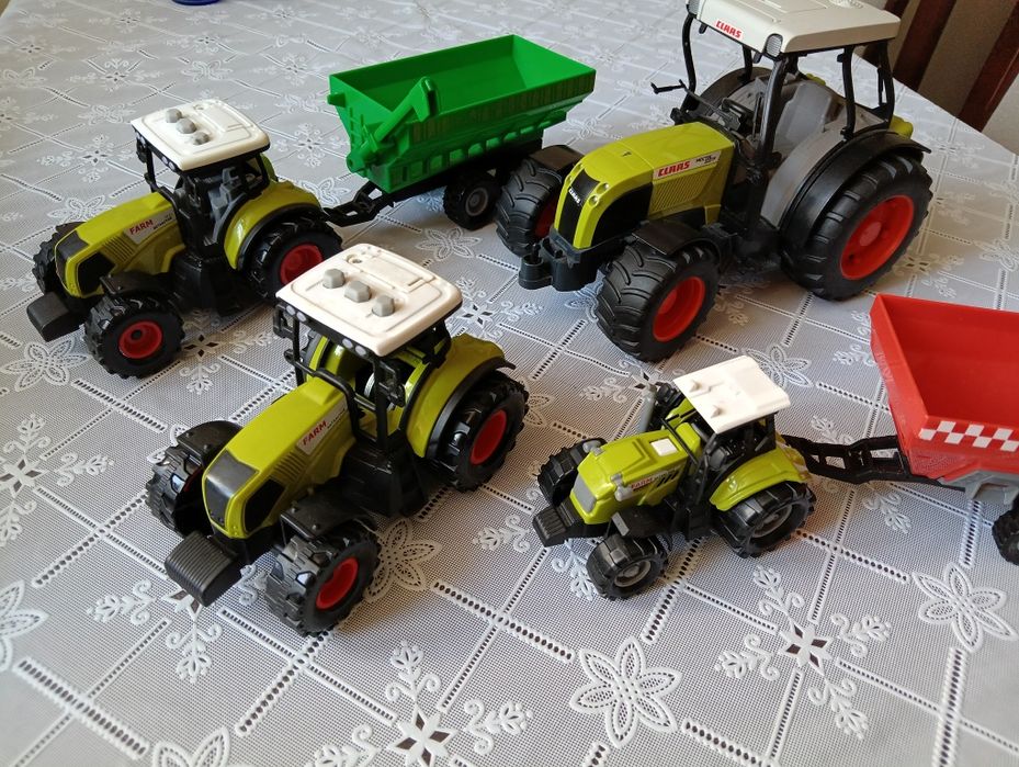 Traktory przyczepy pojazdy dla chlopca