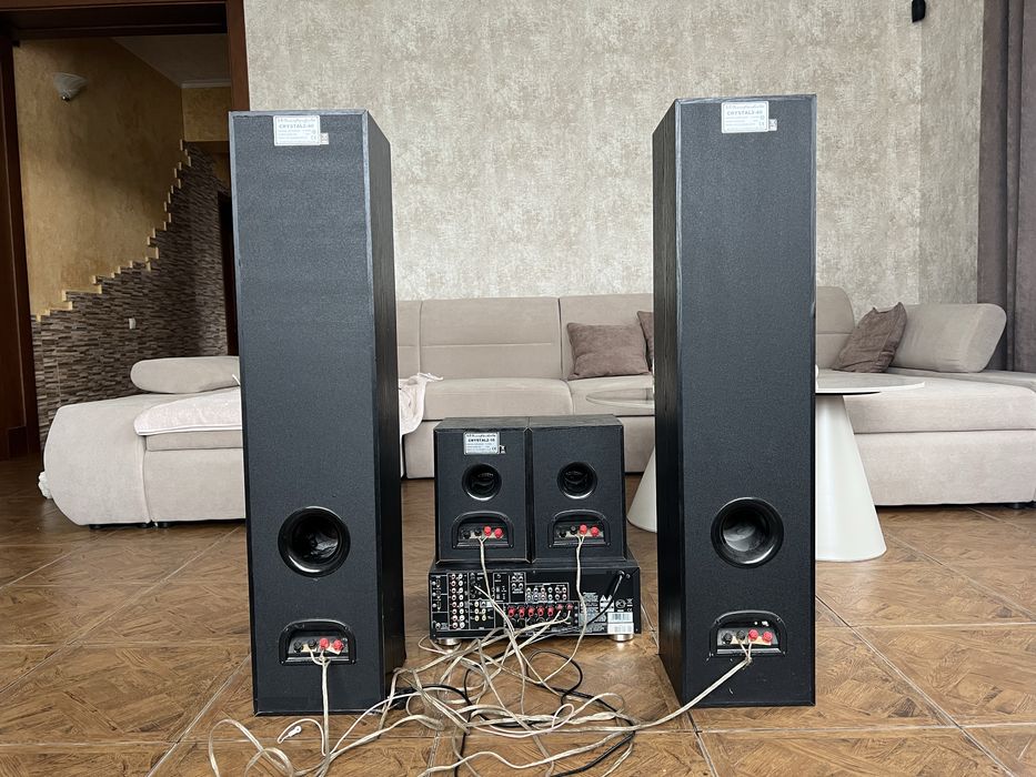 Акустика Wharfedale Crystal 2-40 / 2-10 + ресивер Pioneer (Hi-Fi комплект)
