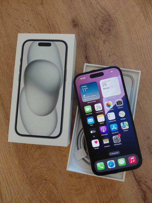 iPhone 15 128gb Black - Novo, 3 anos de garantia!