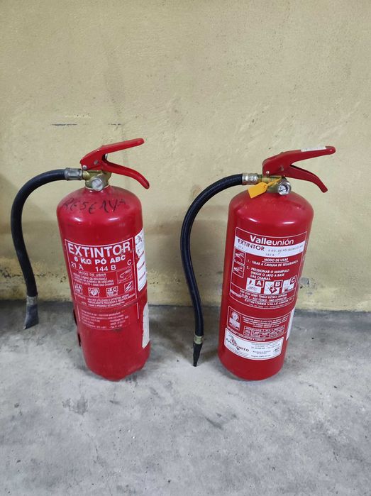 Extintores usados