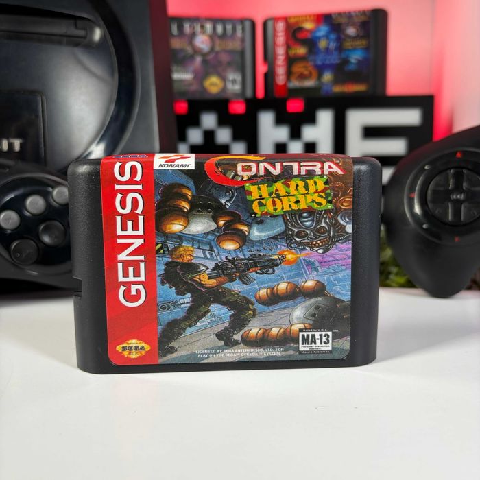 Гра Mega Drive Contra: Hard Corps Новий Картридж Сега Мега Драйв Контра Ігри мега драйв