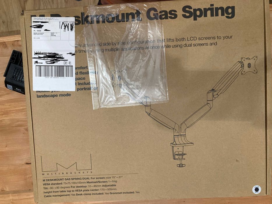 Ramię/Uchwyt Multibrackets - 2 monitory