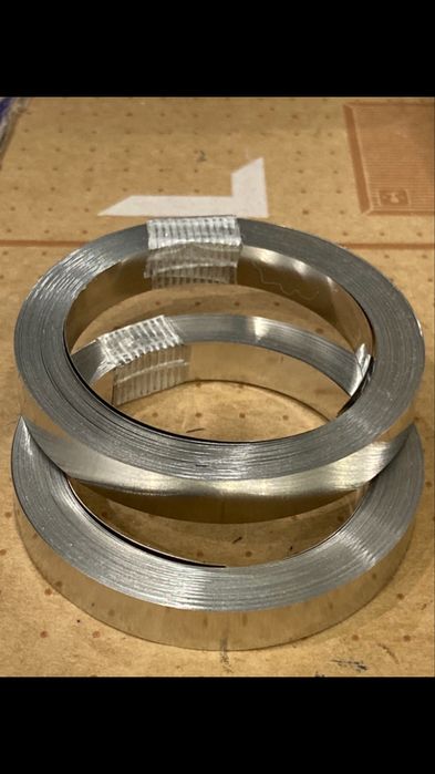 Нікельована стрічка 0,1*5, 0,1*8, 0,15*8 та інші розміри