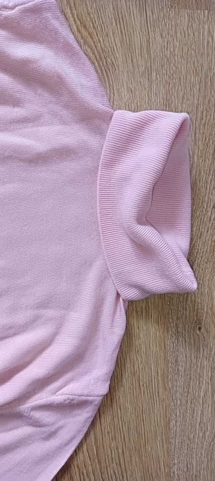 Nowy różowy sweter wełniany wełna 100% pure new wool