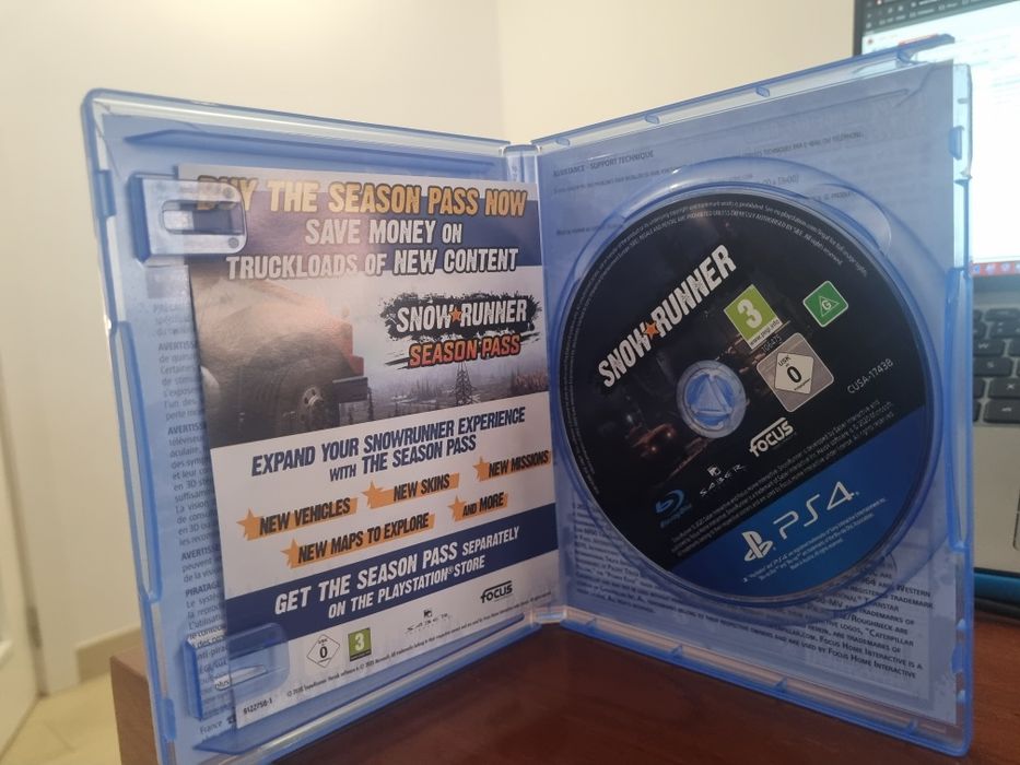 Jogo ps4 snow runner