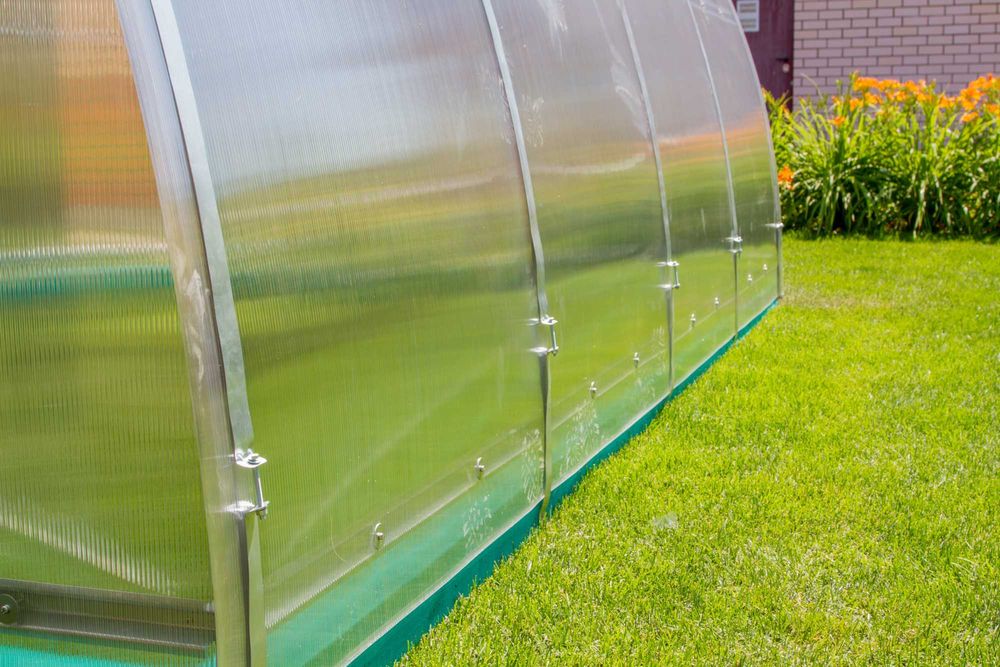 Szklarnia od 3x2 do 3x12 z poliwęglanu | 360 kg/m² | 10 lat gwarancji