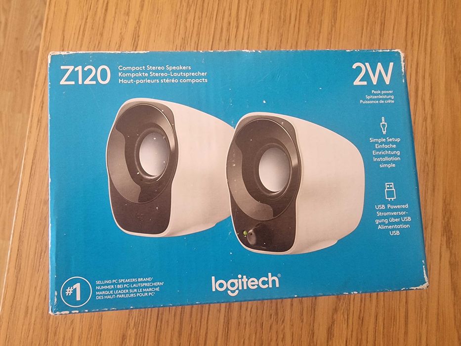 Colunas Logitech Z120 (novas)