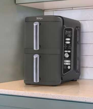 Ninja Double Stack XL Pionowa Frytkownica Beztłuszczowa 9,5 l