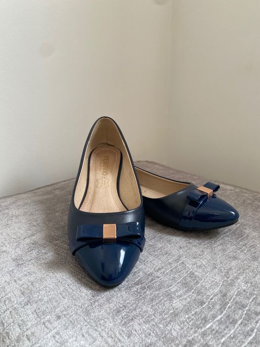 Buty balerinki w szpic, rozm. 36 cm